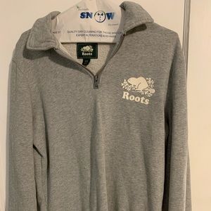 Quarter Zip Roots Sweater